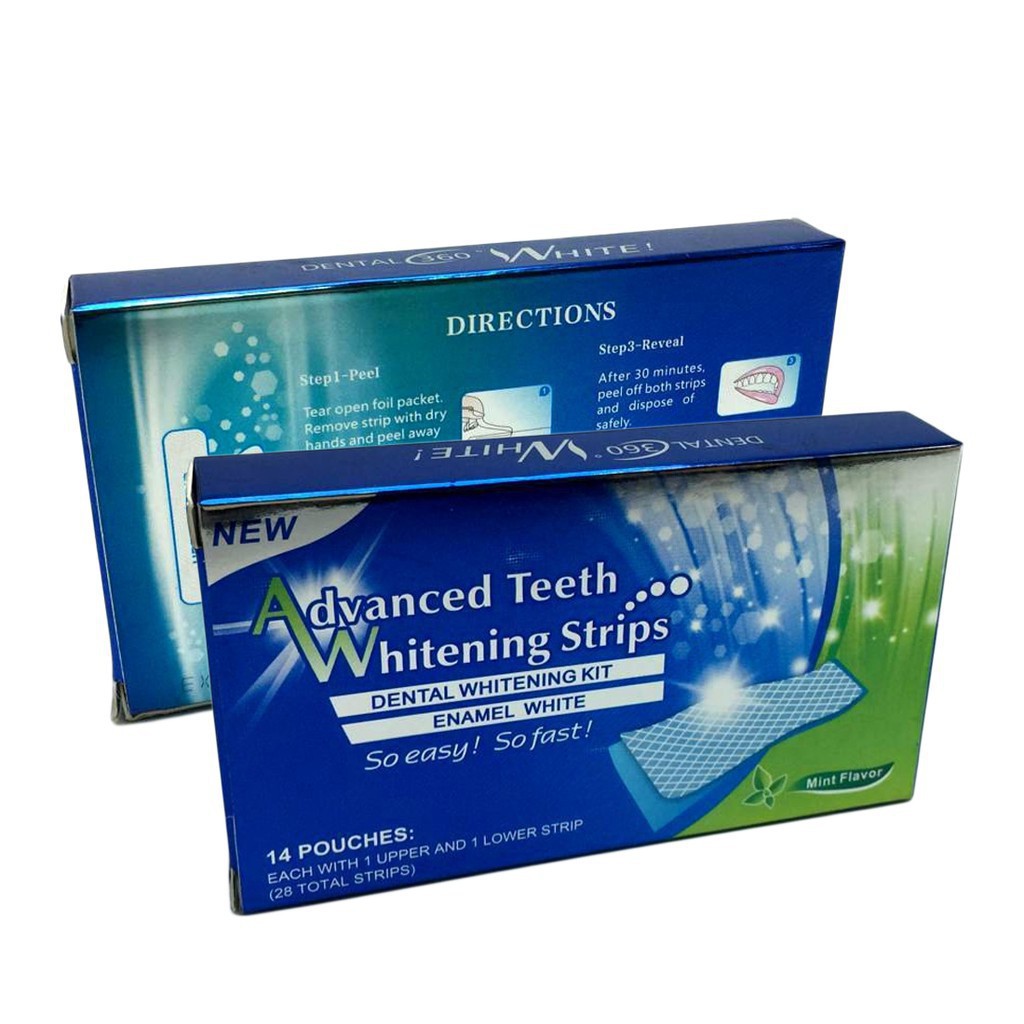 Miếng Dán Trắng Răng Whitening Strip Hiệu Quả An Toàn