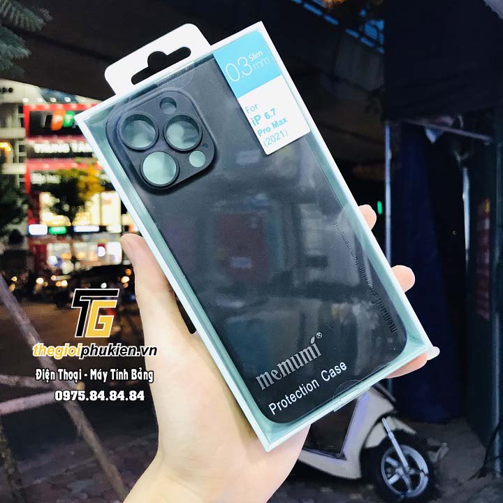 Ốp lưng nhám Memumi siêu mỏng 0,3 mm cho iPhone 13 Pro, 13 Pro Max