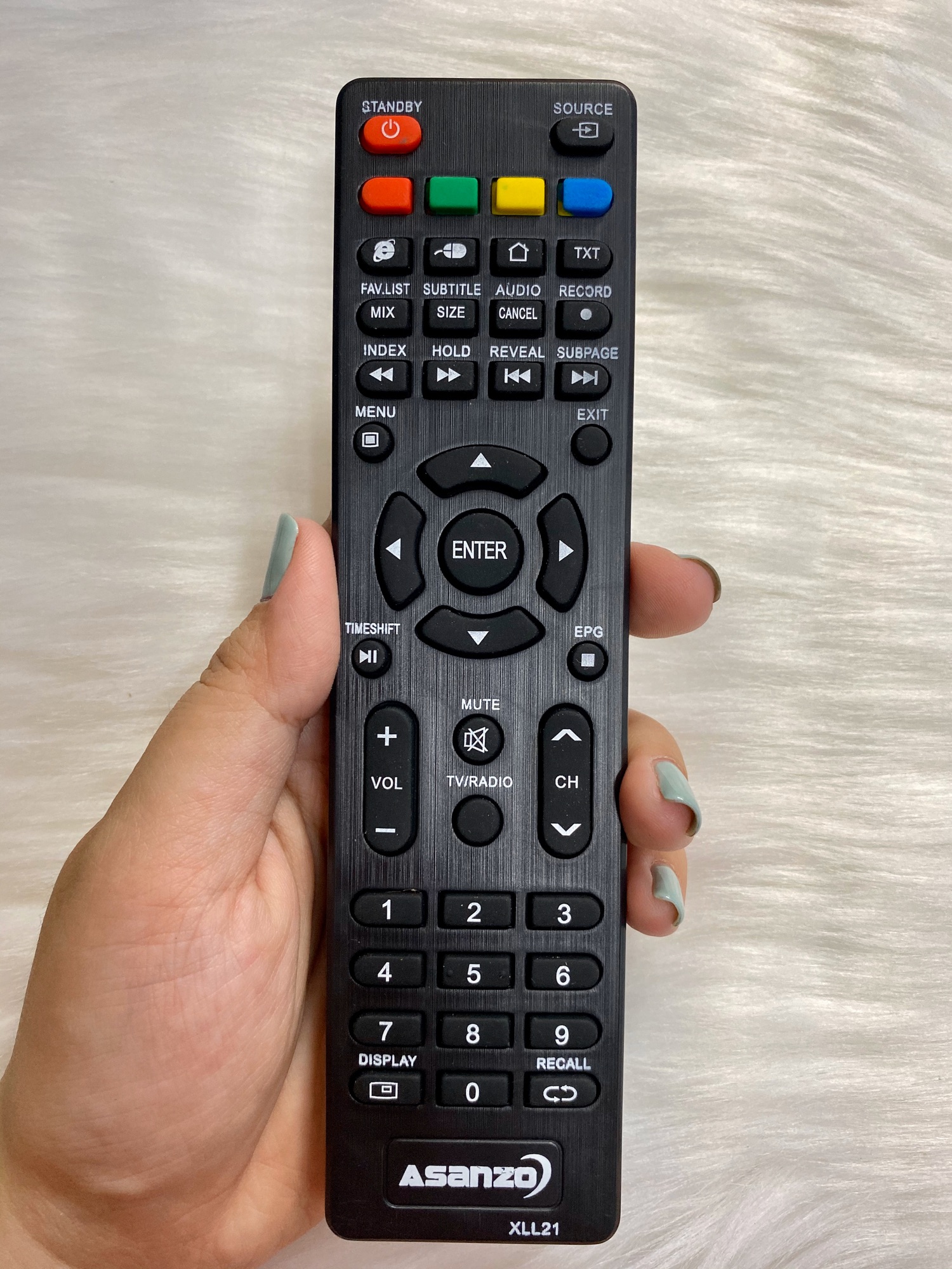 ĐIỀU KHIỂN REMOTE TIVI ASANZO
