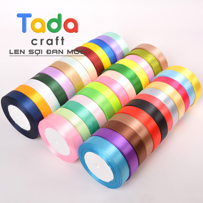 Cuộn Ruy Băng Lụa Trơn (bản 2cm)