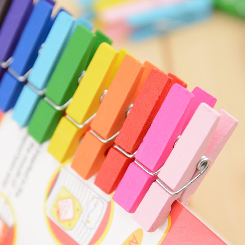 Set 20 kẹp gỗ và 2m dây treo ảnh