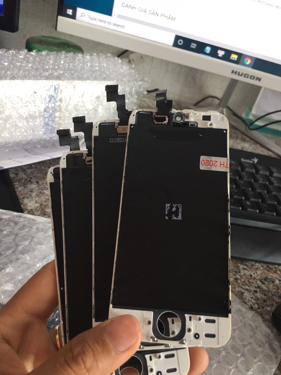 Màn hình iphone 5s zin bóc máy