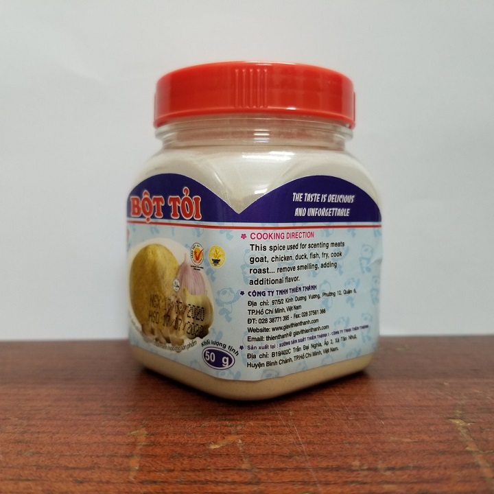 [HCM]Bột tỏi Thiên Thành 50gr  (HÀNG VIỆT NAM CHẤT LƯỢNG CAO)