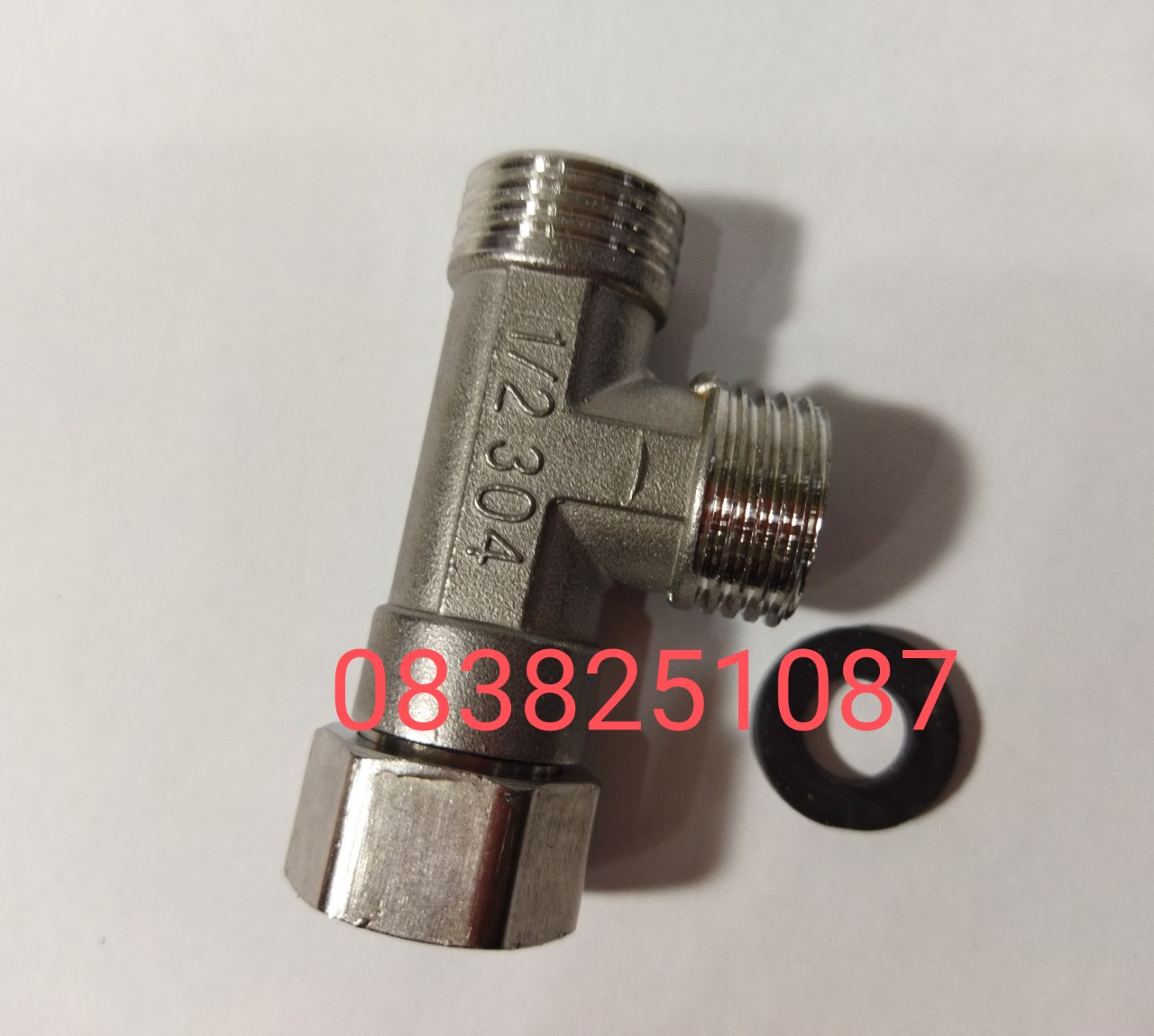 [HCM][GIÁ RẺ] Van Chia Nước VAN CẦU CHIA NƯỚC CHO DÂY CẤP BỒN CẦU VÀ DÂY XỊT INOX 304 - VAN CHIA NƯỚC 2 NGÃ KHÔNG KHÓAVAN T CHIA NƯỚC KHÔNG KHÓA