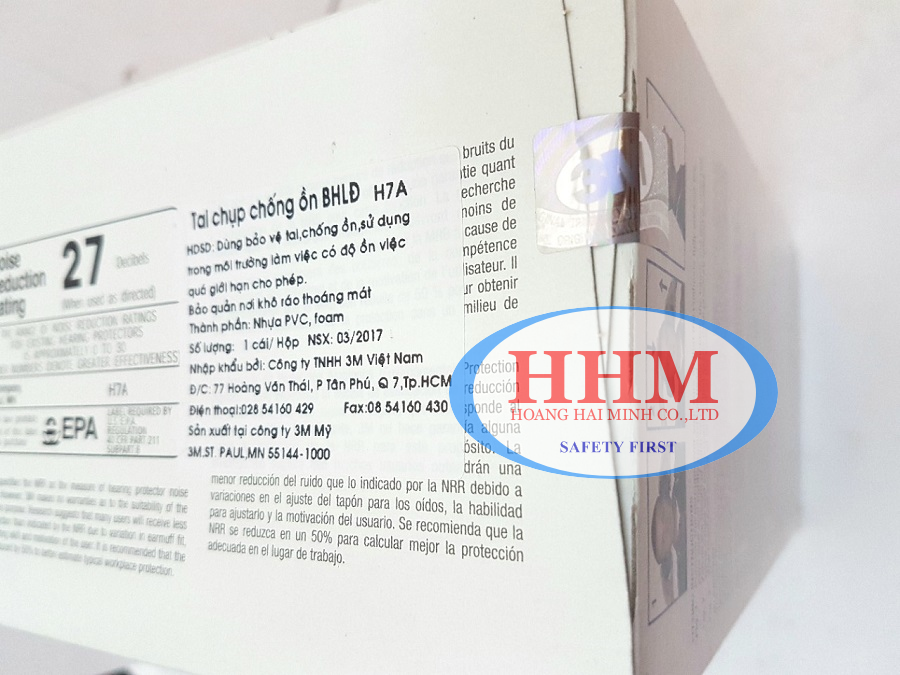 Chụp tai chống ồn cao cấp 3M H7A Optime101