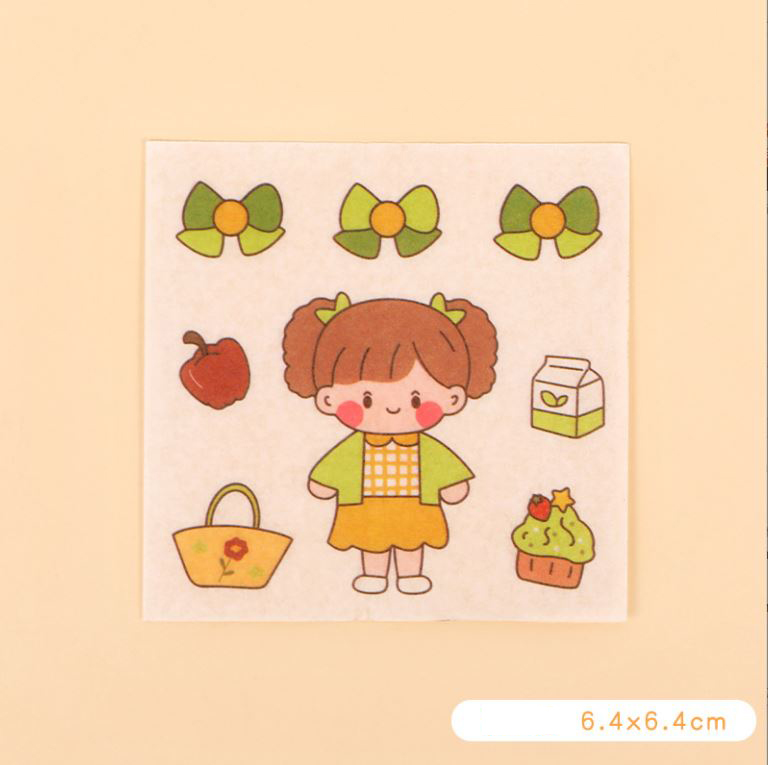 Sticker, Nhãn Dán Trang Trí Sổ Tay, Sticker Z, Trang Trí Hộp Bút, Dụng Cụ Học Tập Hoạt Hình Dễ Thương - BEYOU