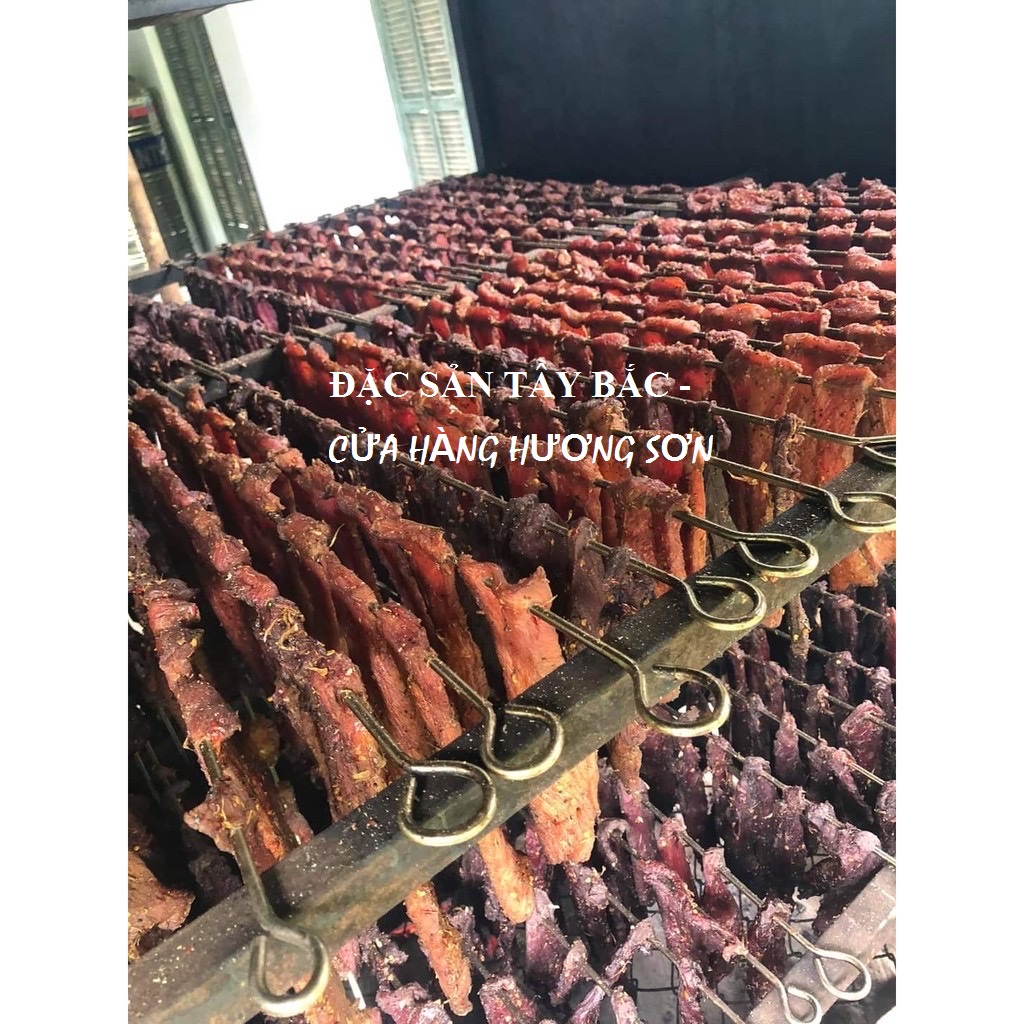 THỊT LỢN BẢN GÁC BẾP HUN KHÓI (THỊT LỢN SẤY KHÔ) TÂY BẮC (1KG)