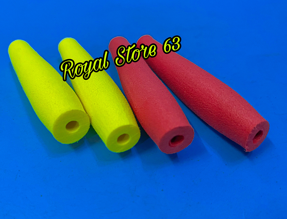 Phao mút 1 màu không lưỡi câu cá mini (7cm)