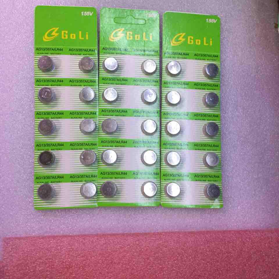 3 vỉ pin AG13 /357A/LR44