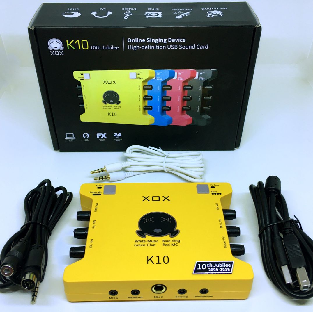 Sound card hát karaoke XOX K10 đẳng cấp âm thanh