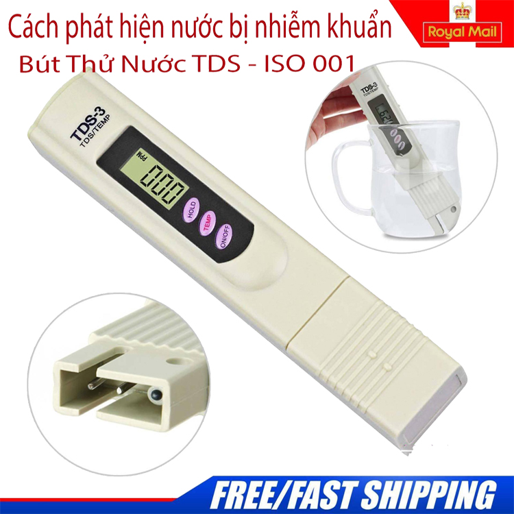 Bút đo ph nước chính xác 100% - máy đo tds, bút đo tds giá tốt - máy đo chất rắn hoà tan tds chất lượng cao - bh 12 tháng