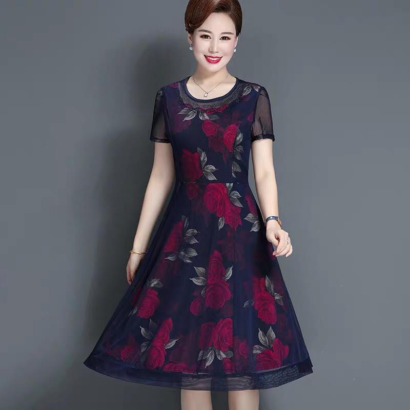 Nơi bán Đầm trung niên hàng mới 2019