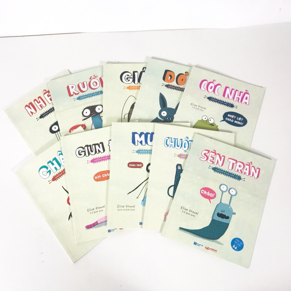 Sách - Những sinh vật í ẹ 10 cuốn (dành cho bé 5-9 tuổi)