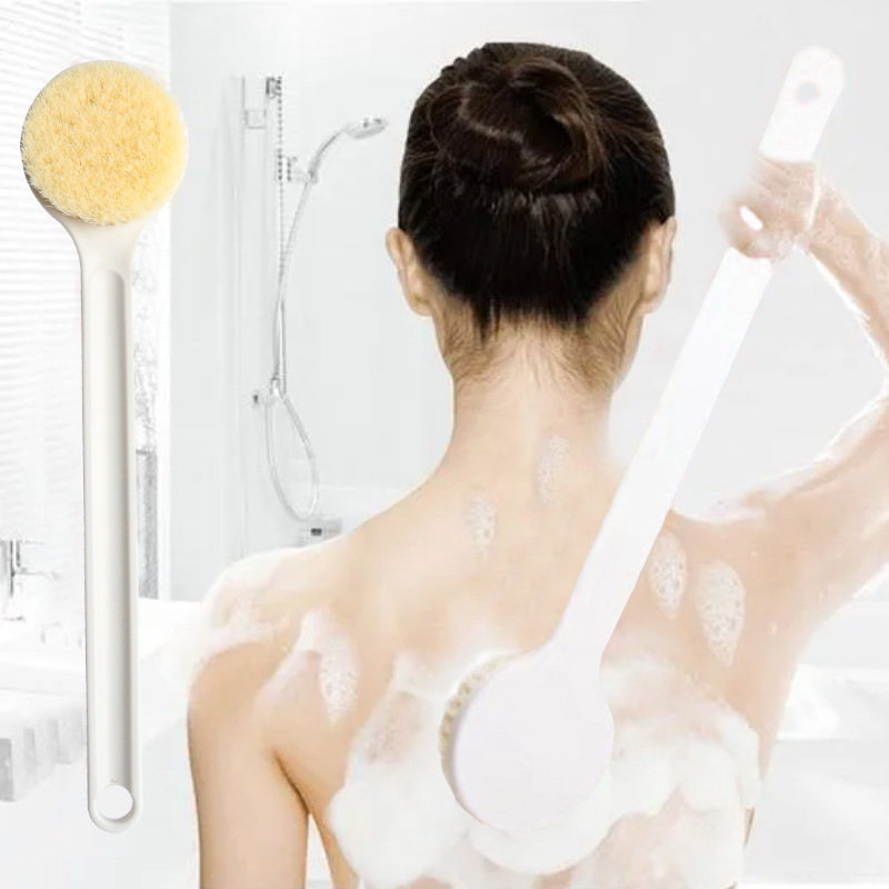 Bàn Chải Cọ Chà Lưng Muji, Cây Tắm Chà Lưng Siêu Mềm Mịn Loại Xuất Nhật