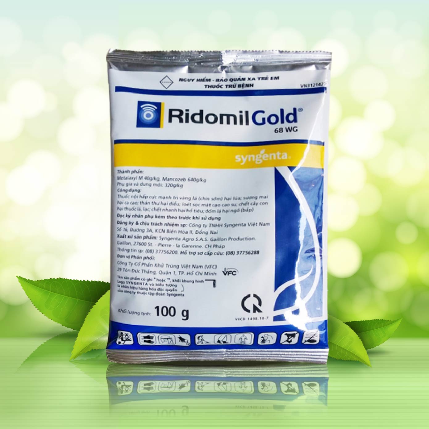 Ridomil Gold 68WP - 100gr Hàng chuẩn - diệt nấm bệnh Lan cây kiểng