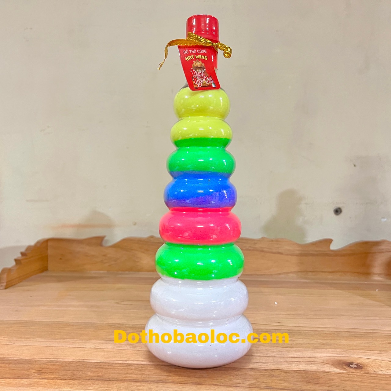 Muối phong thủy ngũ sắc và ngũ cốc phong thủy mang lại may mắn tài lộc 3 cỡ
