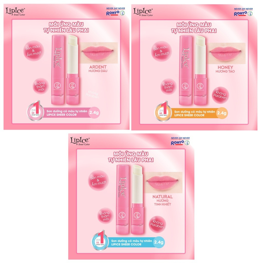 Son Dưỡng LipIce Hiệu Chỉnh Sắc Môi 2.4g Sheer Color