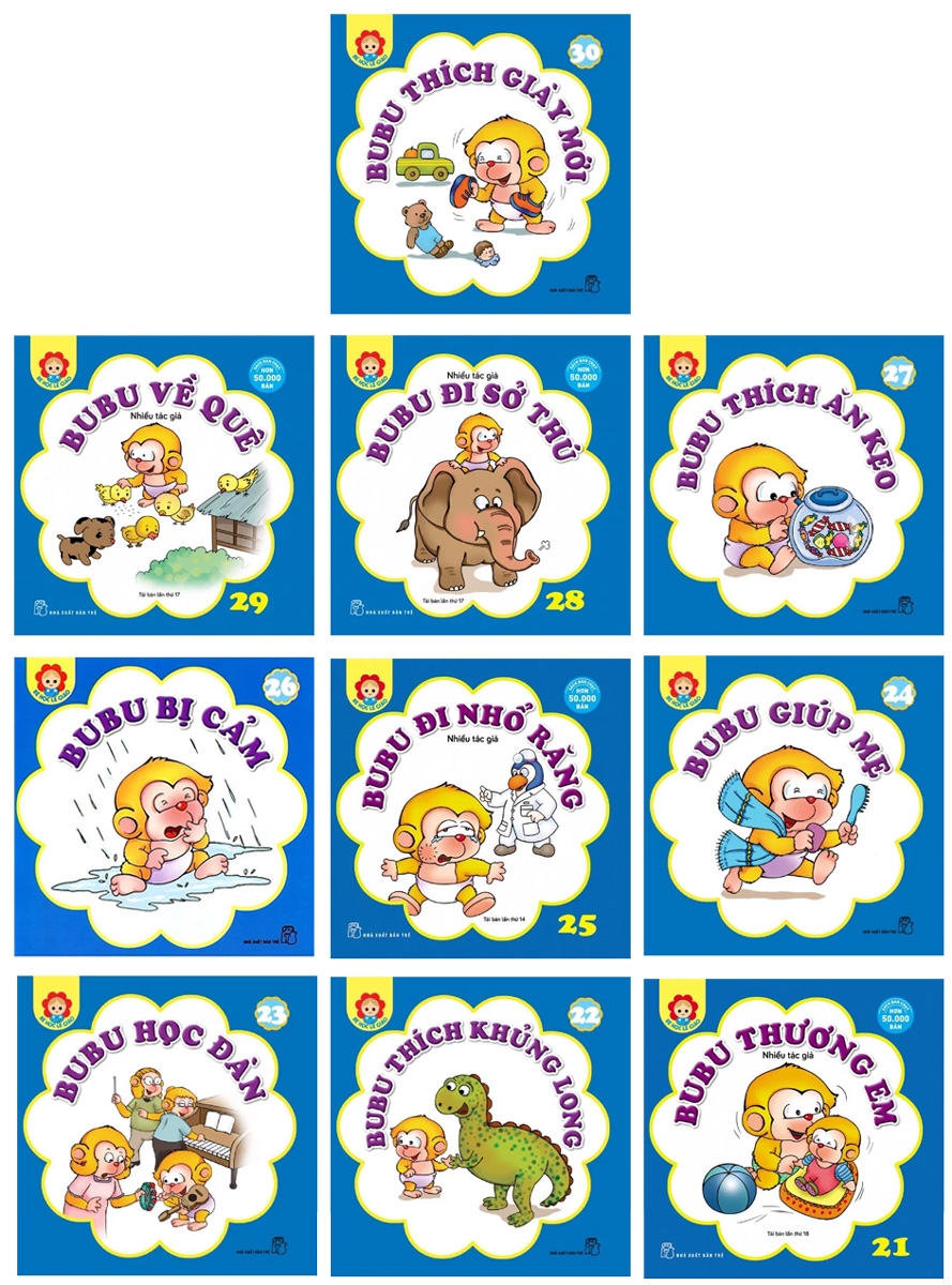 Fahasa - Bộ Sách Bubu - Bé Học Lễ Giáo (Trọn Bộ Tập 1 - 60)