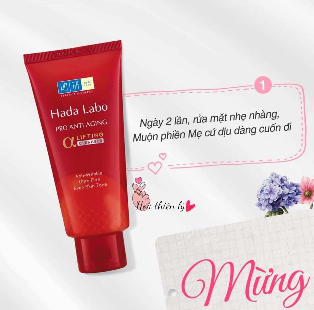 [HCM]Kem rửa mặt dưỡng da Hada Labo Cleaner 80g