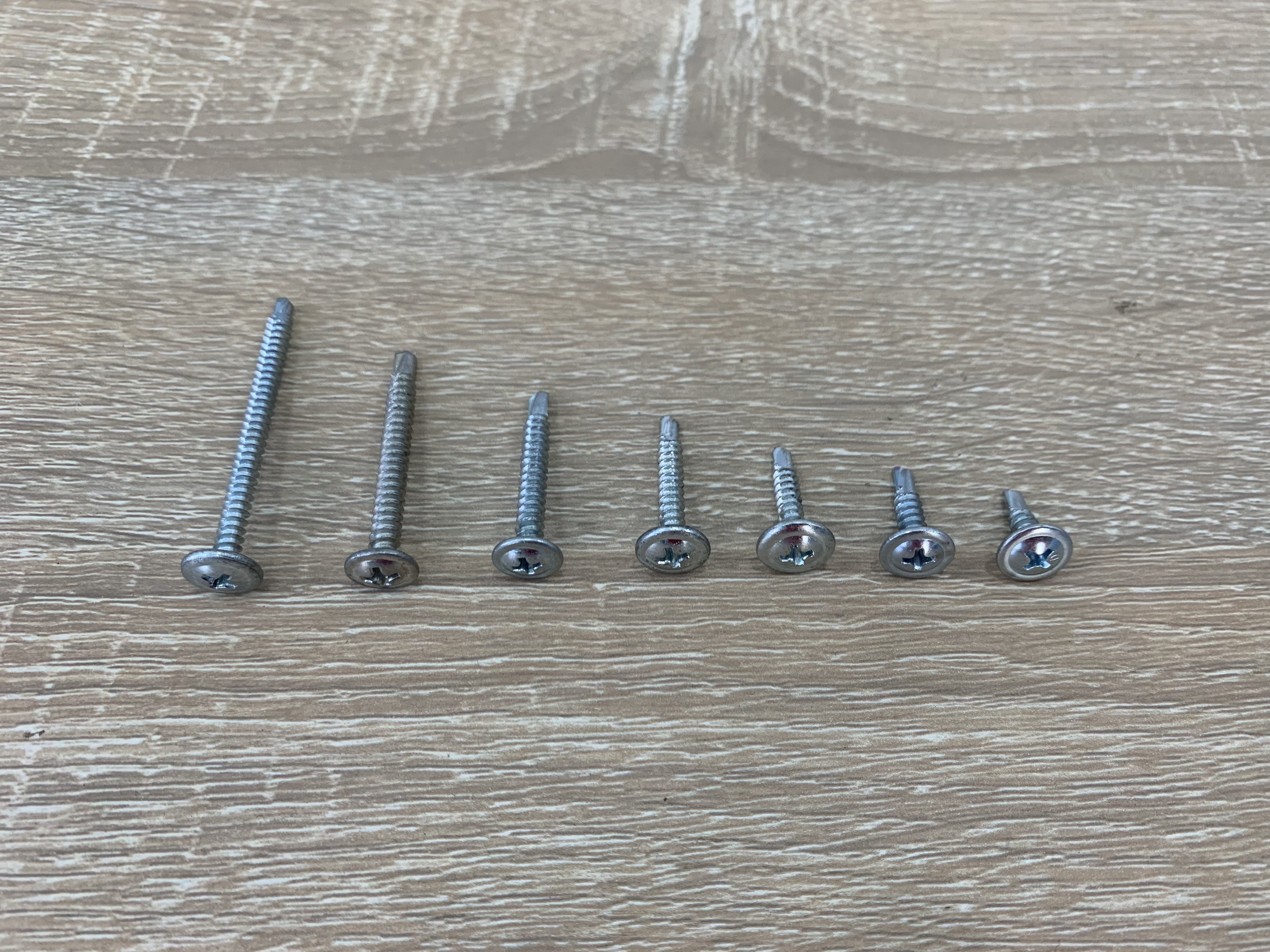 100 gram Vít bắn sắt đầu dù đuôi cá 1F3, 1F6, 2F, 2.5F, 3F, 4F, 5F