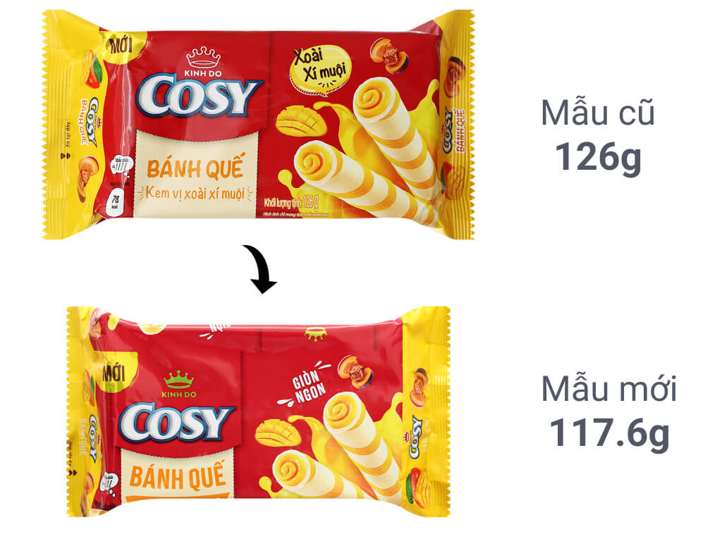 Bánh quế Cosy 117g - CTY BÁT MUỘI
