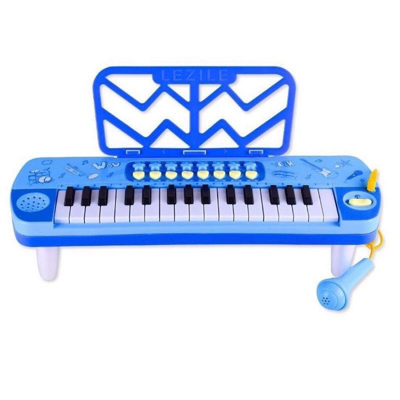 Đồ Chơi Đàn Piano Cho Bé Có Đèn Nhạc Và Micro  Chuẩn Âm