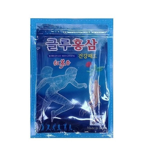 Cao Dán Sâm Glu Xanh Hàn Quốc túi 20 miếng dán