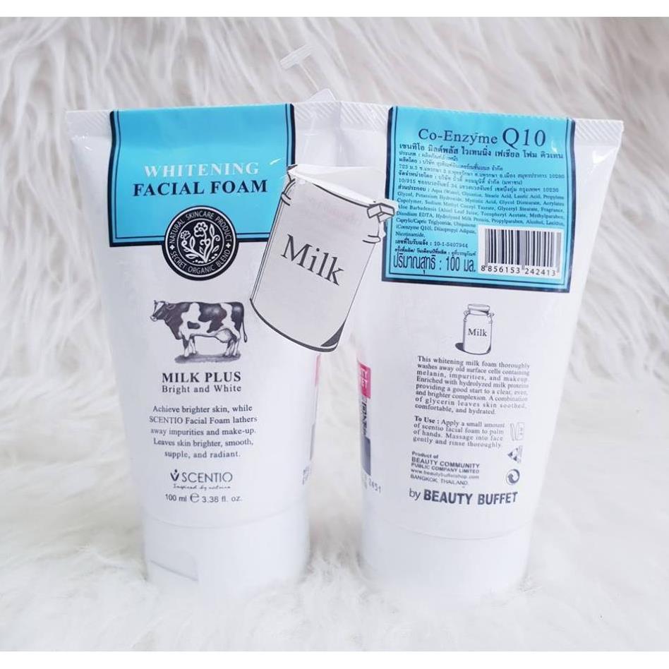 Sữa rửa mặt trắng da sữa bò milk plus - dc