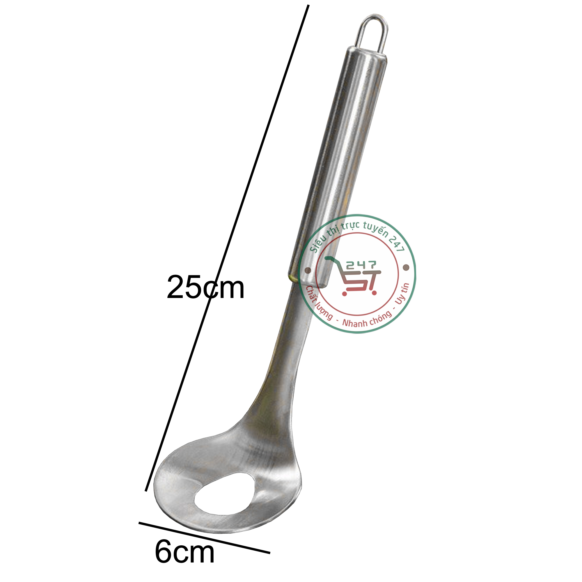 Dụng cụ làm thịt viên, chả viên, nặn mọc Thìa làm viên thịt bằng inox sáng bóng