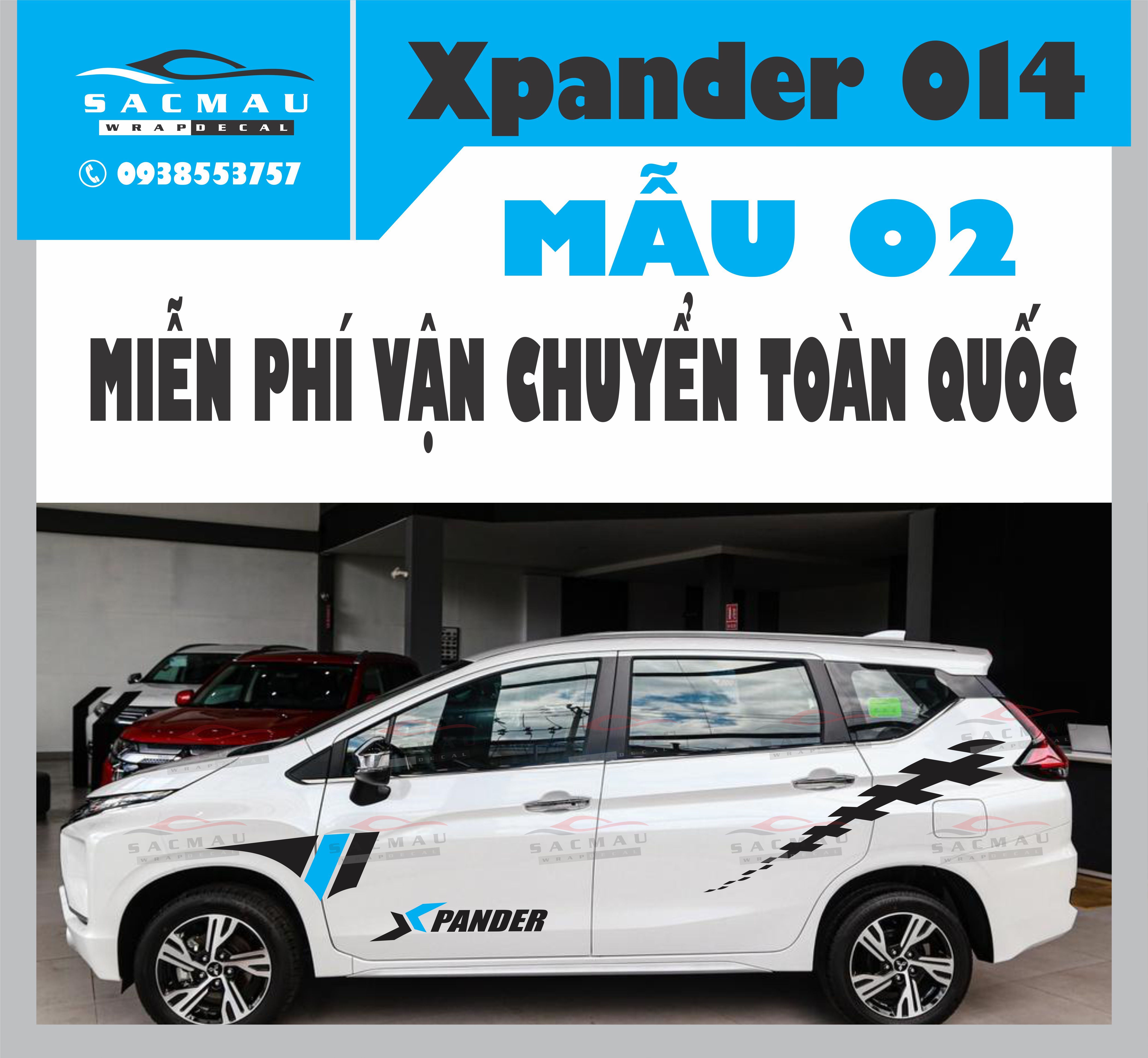 Tem dán xe xpander