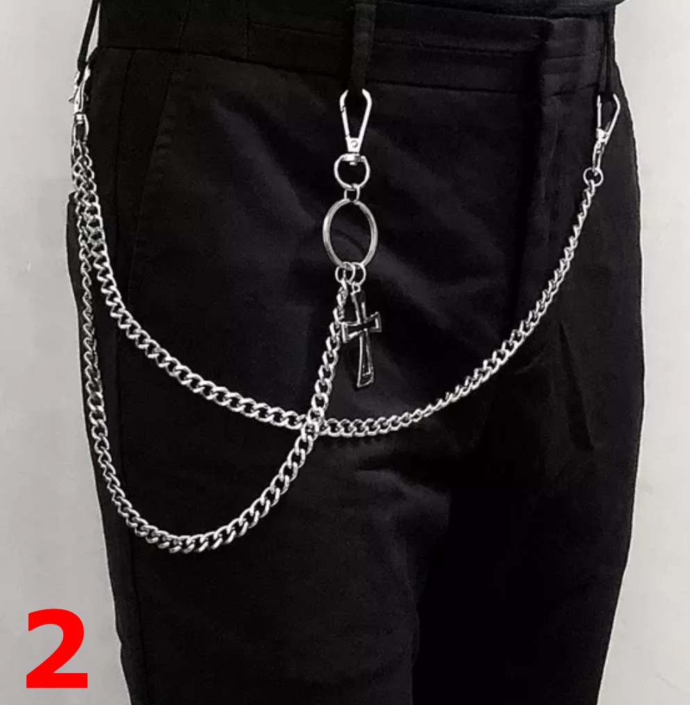 [Hoàn Tiền 15%] [HCM]Dây Xích Chain Móc Quần Unisex Nam Nữ
