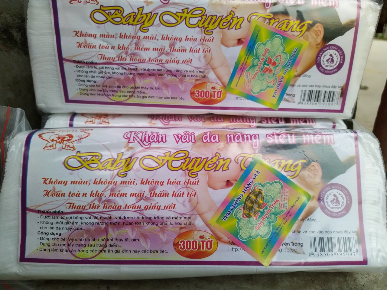 Khăn vải khô đa năng siêu mềm baby