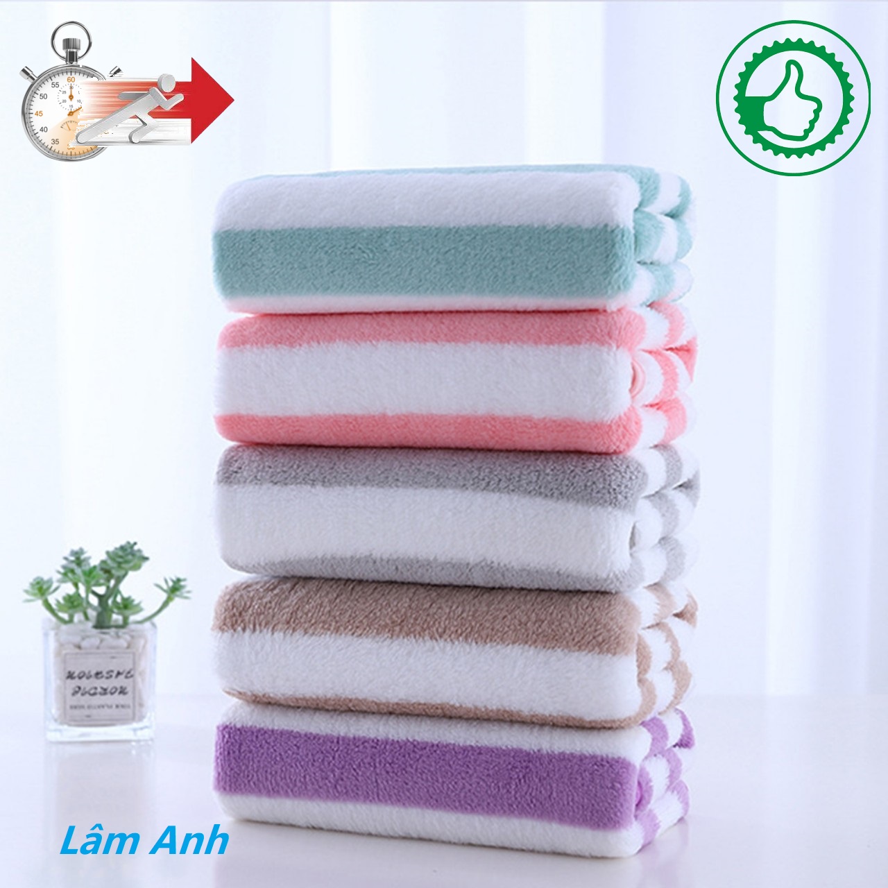 [HCM]Khăn Tắm Lớn Lông Cừu Mềm Mại Siêu Thấm Nước