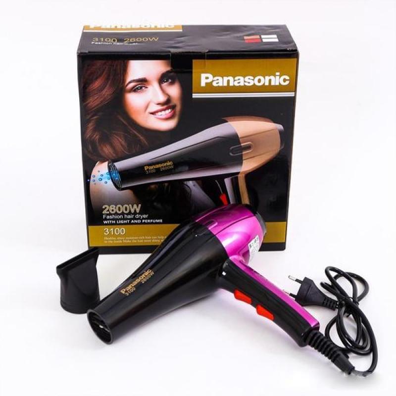[Bảo hành 6 tháng] Máy sấy tóc Panasonic công suất cao 2600W (tặng kèm đầu sấy thẳng tóc), máy sấy tóc chuyên dụng Panasonic công suất cao, máy sấy tóc 2 chế độ nóng lạnh giá rẻ