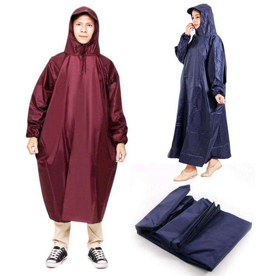 [HCM][ FREE - SIZE ] ÁO MƯA CÁCH DƠI KHÔNG XẺ TÀ VẢI DÙ - ÁO MƯA NAM NỮ CHỐNG THẤM NƯỚC CAO CẤP - ÁO MƯA ĐI XE MÁY SIÊU NHẸ