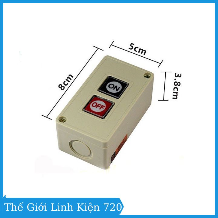 Hộp nút nhấn TPB-2 250VAC 3A