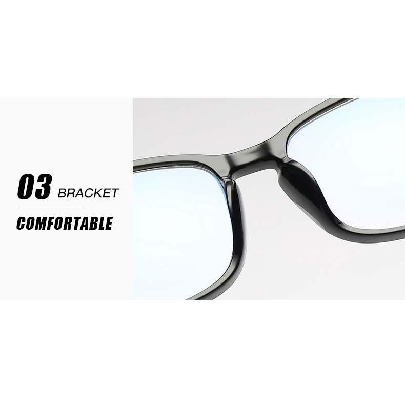 👓 Kính Mắt Chống Bức Xạ Thời Trang Kính Máy Tính Unisex Retro Trong Suốt Kính Mắt Chống ánh Sáng Xanh YVETTERY