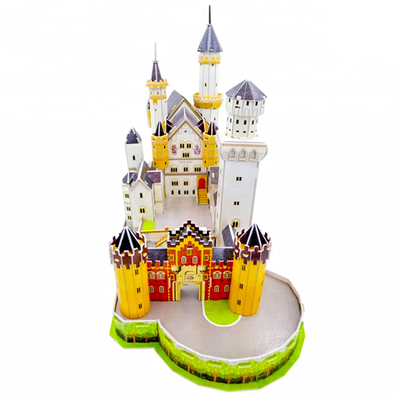 Mô hình giấy 3D - 9602 (G168-9) - Lâu Đài Neuschwanstein G168-9 [109 Chi Tiết]