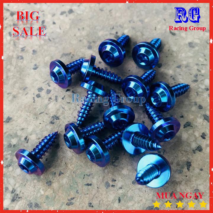 [HCM]Ốc Gr5 5li Răng Xoắn Bắt Dàn Áo Và Nhiều Vị Trí Màu Titan ( 1con)