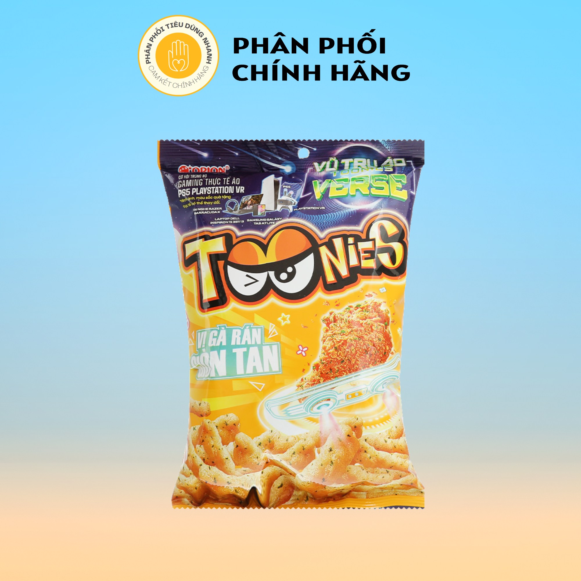 Bánh Bắp Snack Toonies Thương Hiệu Orion Gói 30g - Vị Gà BBQ