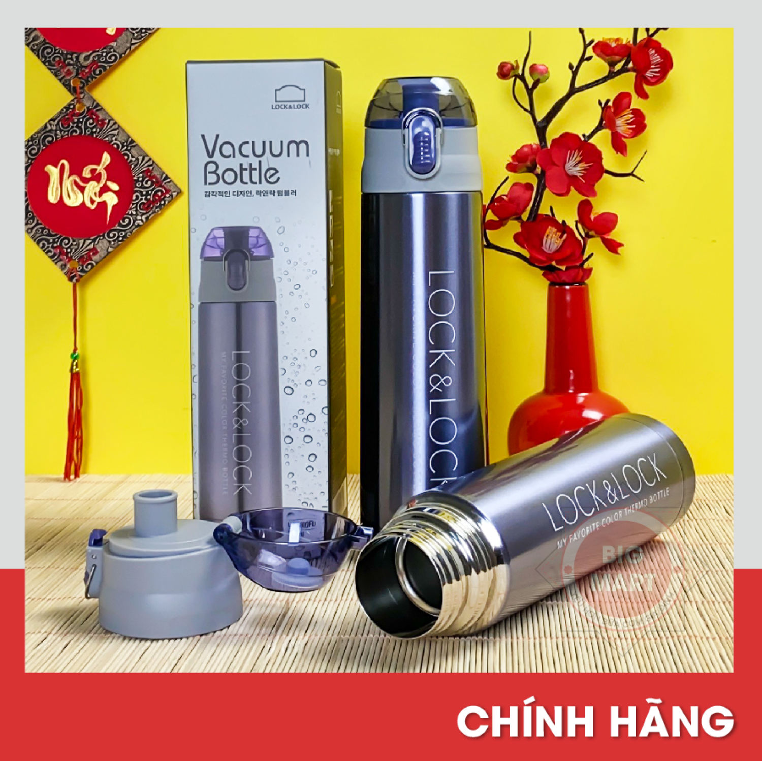 Bình giữ nhiệt 500ml lhc6800fu lõi inox hàng chính hãng