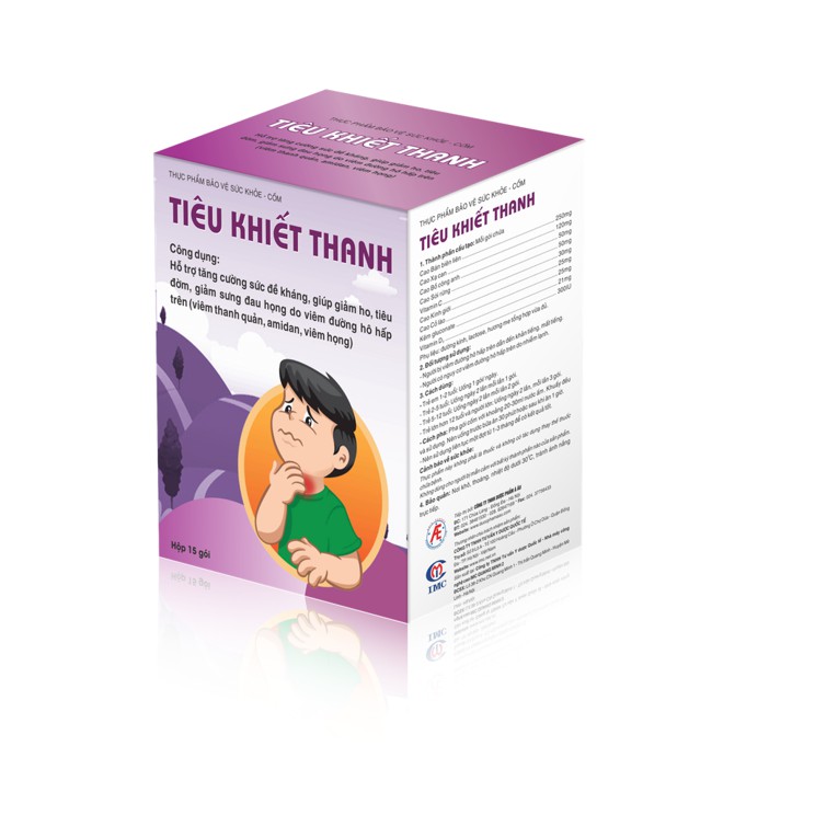 Cốm Tiêu Khiết Thanh (Hộp 15 gói) - Tiêu khiết thanh dạng cốm