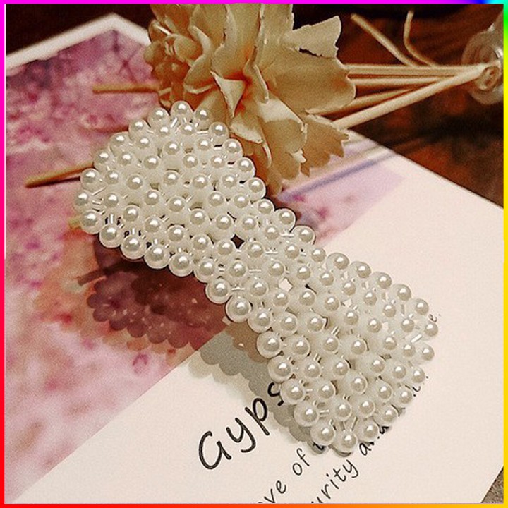 Cặp tóc Hàn Quốc ngọc trai nhân tạo( giao ngẫu nhiên)