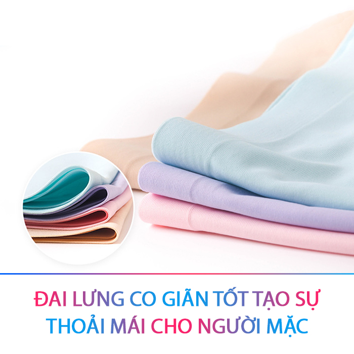 Combo 6 Quần Lót Nữ Đúc Su Lụa Không Đường May- New Thoi Trang