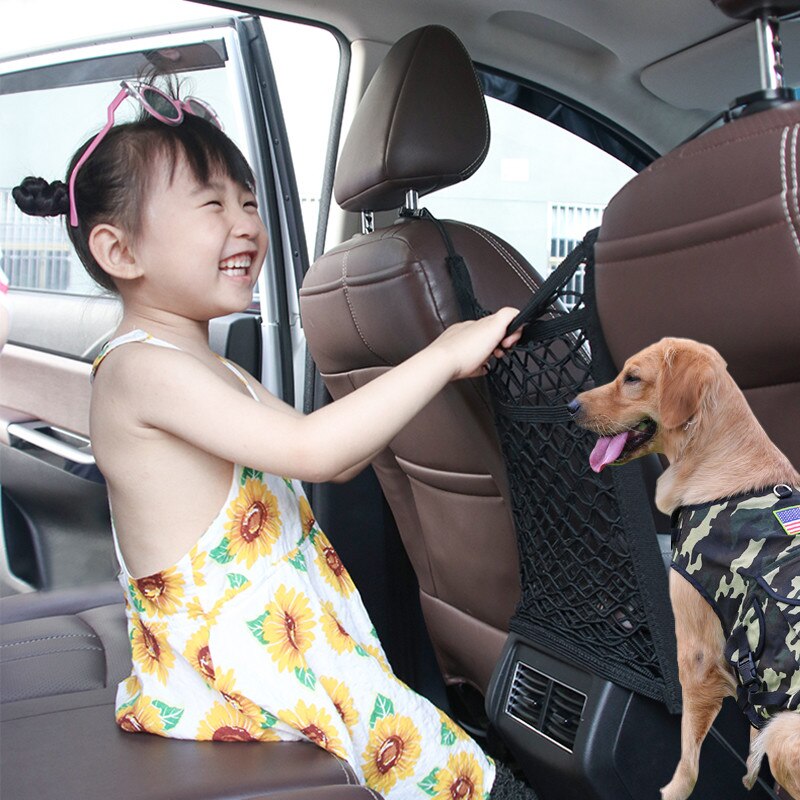 Túi lưới để đồ cài ghế xe hơi co dãn 4 chiều