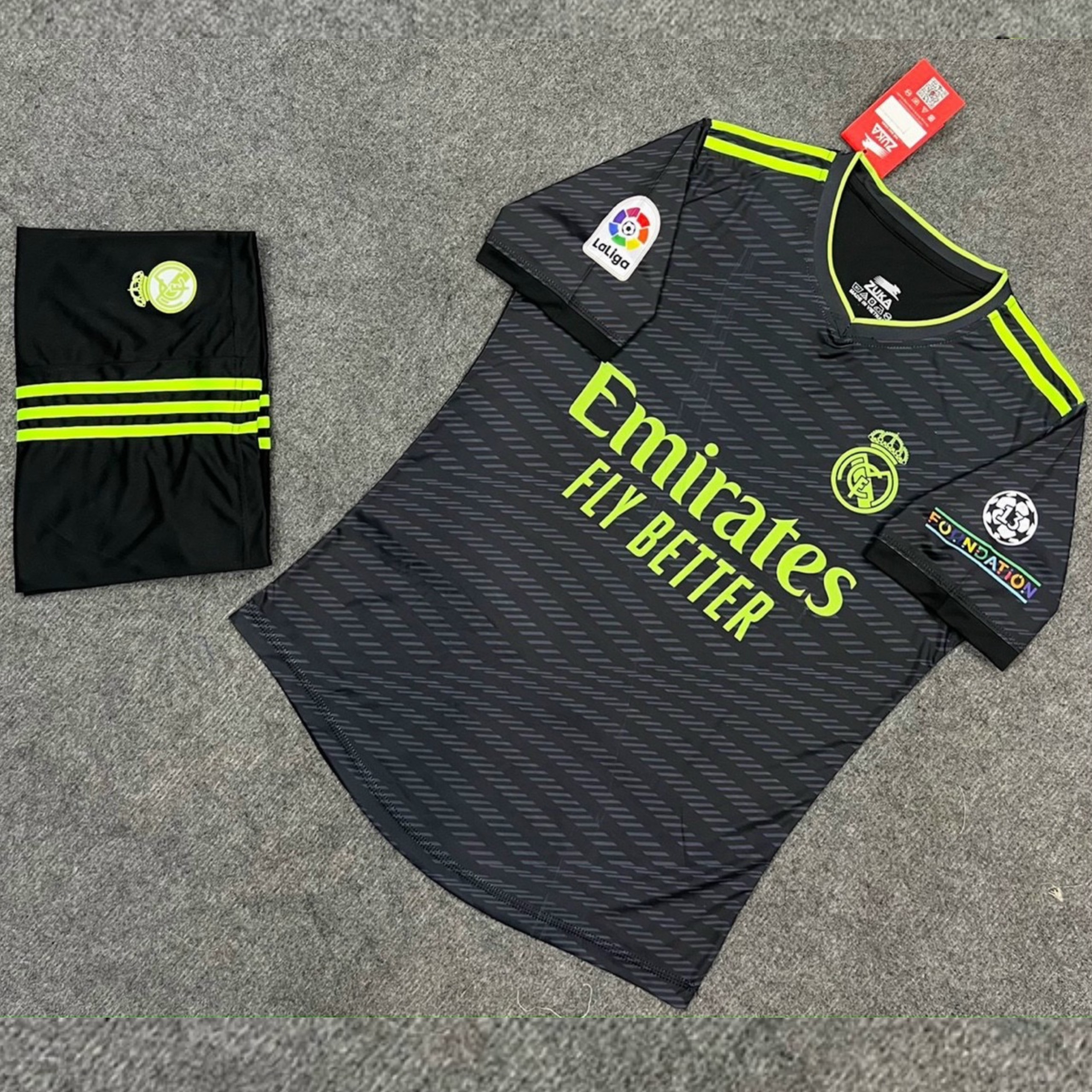 HOÀN TIỀN 15% - Áo Bóng Đá CLB Real Madrid - Thun Thái Cao Cấp - Co Giãn 4 Chiều
