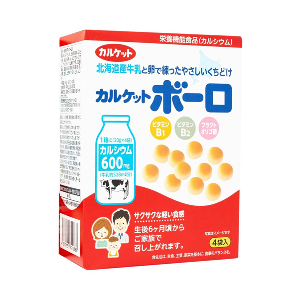 Bánh Men Bi Ăn Dặm Calket boro 80g(Japan)