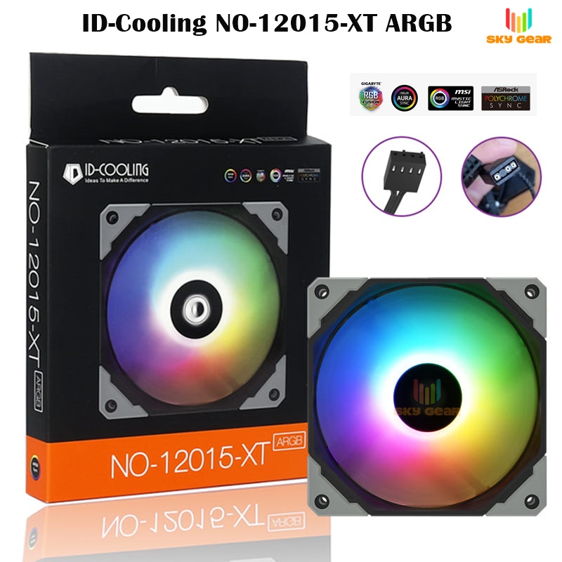 Quạt tản nhiệt ID-Cooling NO-12015-XT ARGB