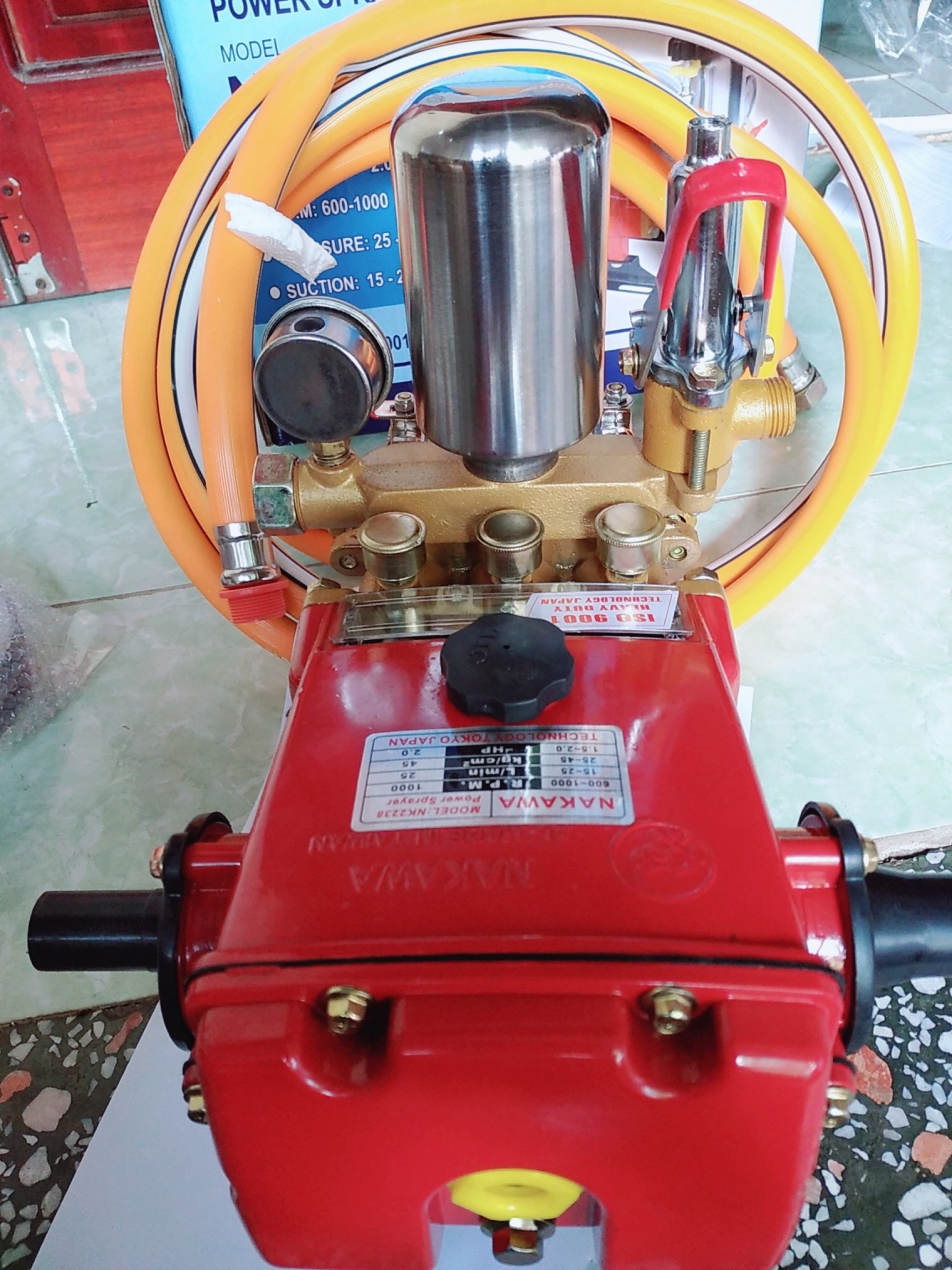 Đầu rửa xe cao áp 1HP Nakawa NK38