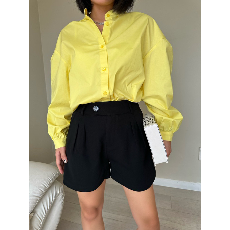Áo sơ cổ trụ Nữ SATHY cao cấp ( Chube Shirt )